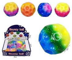Hipo Kamuolys super atspindinti vaivorykštė 7cm 12/pak. HPC03 50455