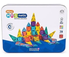 Hipo Mini magnetiniai kaladėlės 78 vnt./dėžutėje H14414 57904