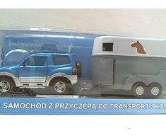 Hipo HKG Automobilinis džipas su priekaba + arklys HY0005 34762