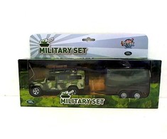 Hipo HKG Land Rover wojskowy su przyczepą 520027 07823