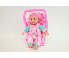 Anek Hti Wozki *****BABYBOO lalka dwięki 28cm+nosidełko 1735006