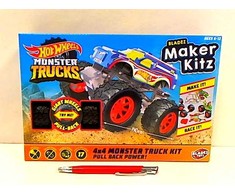 Hot Wheels - „Motor Maker Kitz“ monstrų sunkvežimio rinkinys (BLA85578)