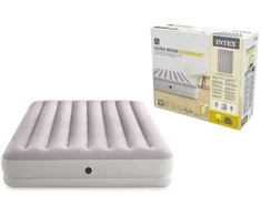 Pripučiamas čiužinys 203x152x30 cm su elektriniu pompa INTEX 64179