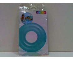 Intex Pripučiamas žiedas 76 cm, permatomas, 3 spalvos.
