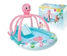 Pripučiamoji lauko žaidimų aikštelė „Linksmoji aštuonkojė“ INTEX 56138