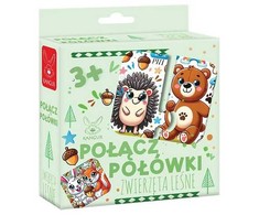 Dėlionė Kangur Gry Gra Połšcz połówki Zwierzęta lene 3+ 41985