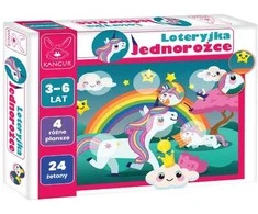 Dėlionė Kangur Kengūros loterijos žaidimai Vienaragiai 40933