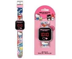 Išmanusis laikrodis Zegarek Laikrodis „Hello Kitty“ LED kalendoriaus laikrodis