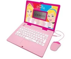 Lexibook Nešiojamas kompiuteris edukacinis Disney Princess Trilingual UA/PENG/PL 186 užsiėmimai