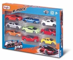MAISTO DIE CAST auto modelių rinkinys Fresh Metal 3", 9 vnt., 11077