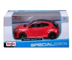 Maisto „Toyota Yaris 2021“ metalinis raudonas modelis 1/24