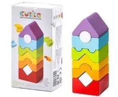 Cubika Medinė piramidė EKO bokštas 8 det. (15009)