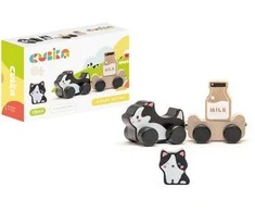 Cubika Medinis žaislas Protingi katinėliai