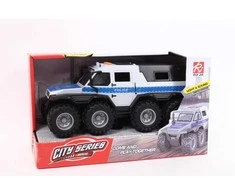 Maksik Maksim Važiuoklė 8 ratukų policijos 27 cm šviesų/garso RJ5529B 07114