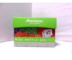 Marioinex Mini Waffle Edu 500 statybiniai blokeliai su kortelėmis