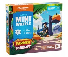 Marioinex *****Klocki waffle Farmer wózek widłowy 50el 07511
