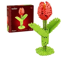 Marioinex *****Konstruktoriaus kaladėlės waffle mini Garden Tulipan 09980