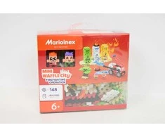 Marioinex Mini Waffle City Building Blocks Firefighter action, 148 pieces