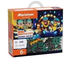 MARIOINEX Mini Waffle City banko apiplėšimo kaladėlės, 148 dalys