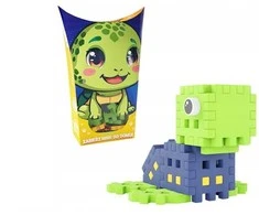 Marioinex *****Klocki waffle mini PocketPets Żółw 06989