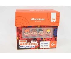 Marioinex Mini Waffle Building Blocks – City: Fire Station, 280 pieces