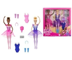 Mattel *****Barbie 2 lalki baletnice+akces. HXC37 /4