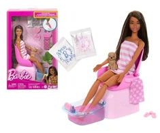 Mattel *****Barbie komplektas mani/pedi SPA+akces. HYV30 /2
