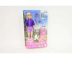 Mattel Barbie lalka podróżniczka+priedai JJV59 /4