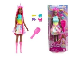 Mattel Barbie Barbė – Magic Unicorn lėlė ilgais plaukais (HRR01)