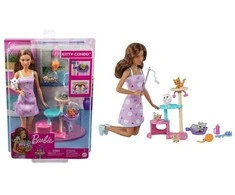Lėlė Barbie su kačiukų nameliu Kitty Condo HHB70