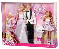 Mattel Barbie Barbė – puikus vestuvių rinkinys (JCW41)