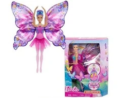 Žaislinė lelė Mattel Barbie Dreamtopia drugelis, HXJ10