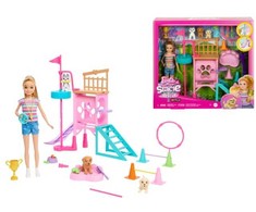 Lėlė Barbie and Stacie Puppy Obstacle Course HRM10 Mattel