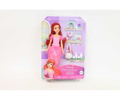 Mattel Lėlė Arielis princesė su rožine suknele