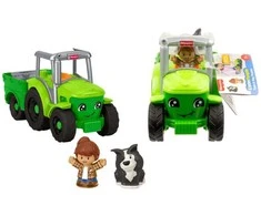 Fisher Price Little People Push and Play traktorius JGX12
