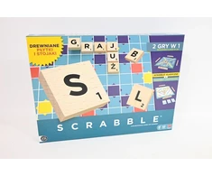 Mattel Šeimos žaidimas Scrabble Wooden elements 2in1 Classic ir komandinis JGR65