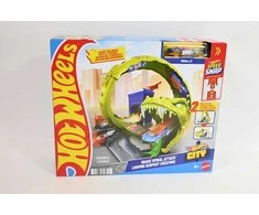 Hot Wheels Mattel HW City Twisted Snake Track + JBM63 /2 automobilis