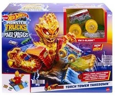 Mattel Hot Wheels Monster Trucks Power Smashers Muzikinis centras ..