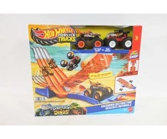 „Hot Wheels“ monstrų sunkvežimio dviejų automobilių griovimo lenktynės