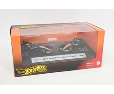 Mattel HOT WHEELS PREMIUM F1 dviejų McLaren Lando Norris ir Oscar Piastri bolidų rinkinys (JMM91)