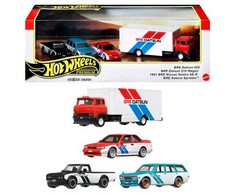 Mattel Žaislinis Hot Wheels Premium rinkinys su 3 automobiliais ir Team Transport 1:64
