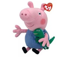 Meteor Maskotka Beanie Babies Lic PEPPA PIG - George reg (8421461301)