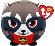 TY Beanie Balls Pliušinis žaislas - Marvel Rocket, 10 cm