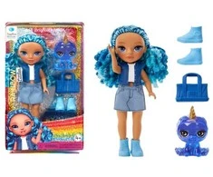 MGA Rainbow High Littles lėlė Sapphire mėlyna 531197-EUC