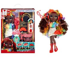 MGA Lėlė 121381-EUC Rainbow High Creative Crystals mados lėlė - Iris Bow