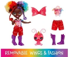 MGA Lėlė Vaivorykštės Fėja Astrid Rainbow High Littles 543398EUC