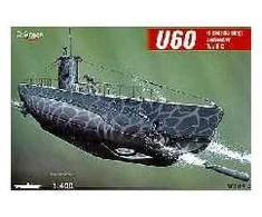 Mirage Modele Mirage Povandeninis laivas 'U60' U-BOOT