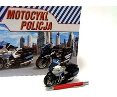 Policijos motociklas 13cm w/dw pavara HKG104 31409