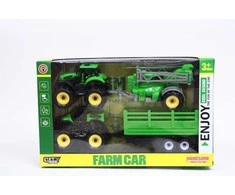 Blocki Mz Import traktorius ir keturratis su priekaba 2-taktis 9872-20 12097