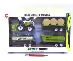 Askato Mz Import *****Traktor su przyczepami komplektas 9972-60B 03910